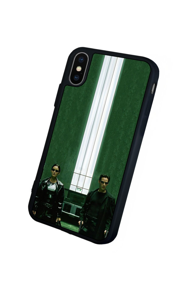 iPhone XS Max Uyumlu MatriiPhone XS Max Tasarımlı Glossy Premium Kılıf