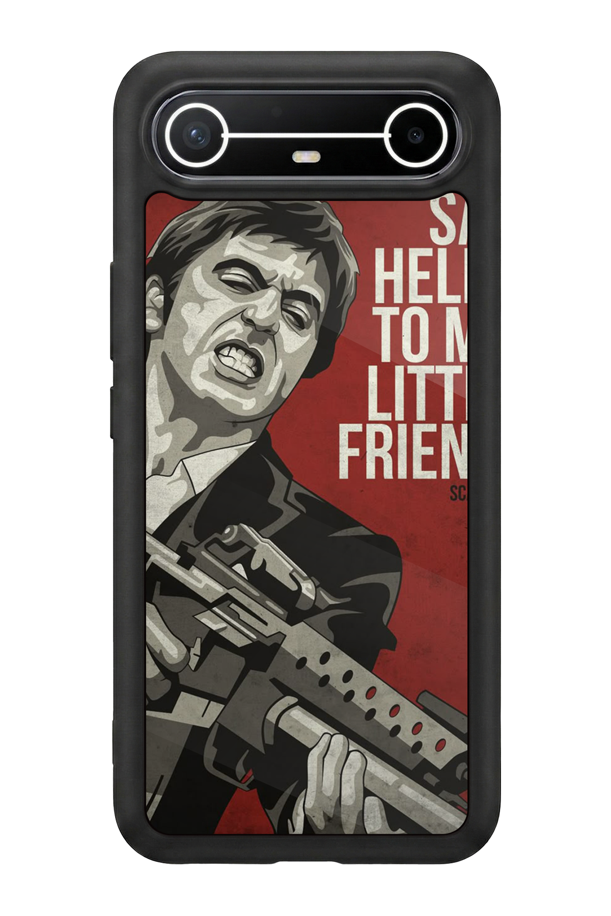 Tecno Spark Slim 5G Uyumlu Scarface Tasarımlı Glossy Premium Kılıf
