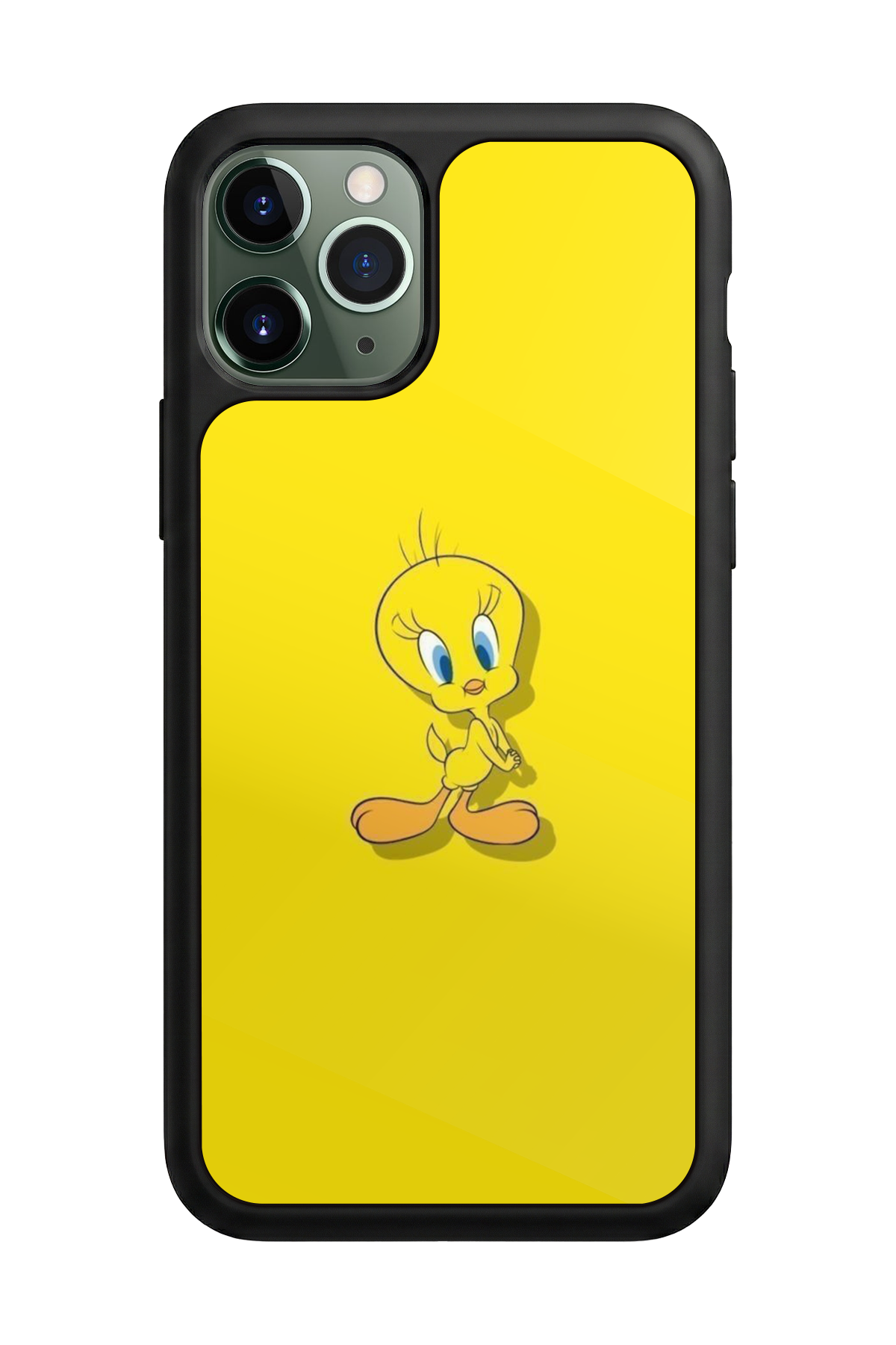 iPhone 11 Pro Max Uyumlu Tweety Tasarımlı Glossy Premium Kılıf