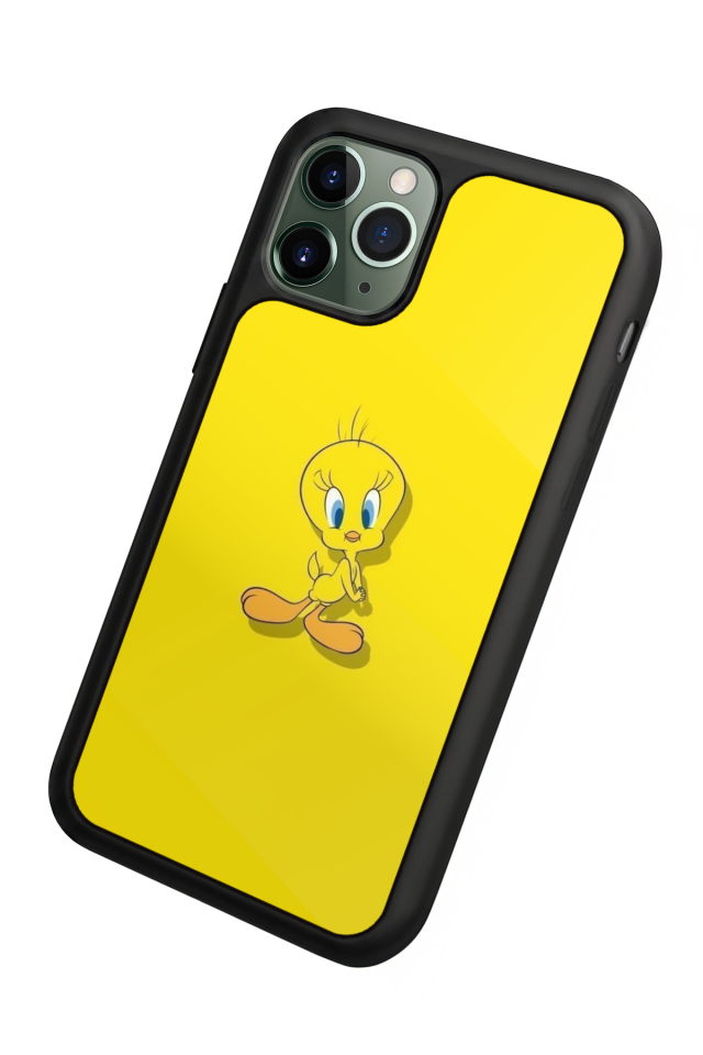 iPhone 11 Pro Max Uyumlu Tweety Tasarımlı Glossy Premium Kılıf