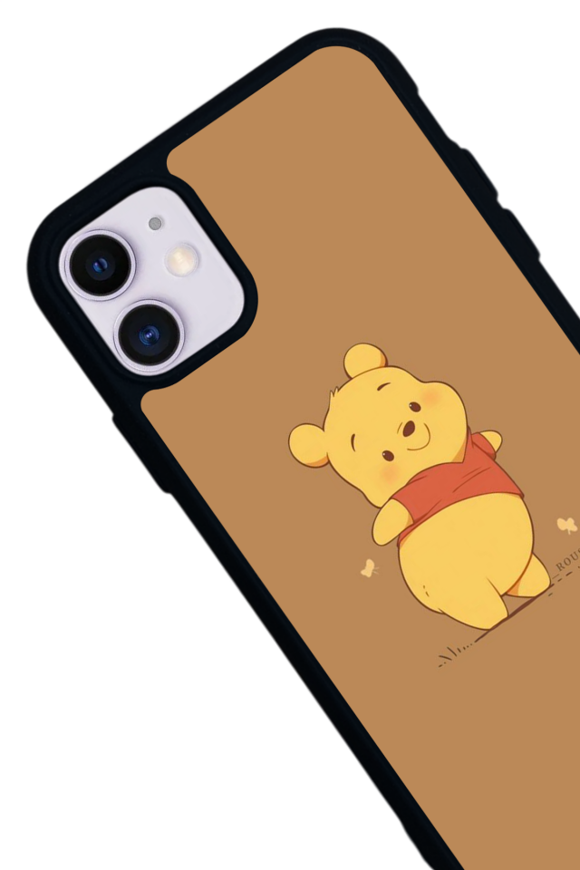 iPhone 11 Uyumlu Winnie Tasarımlı Glossy Premium Kılıf