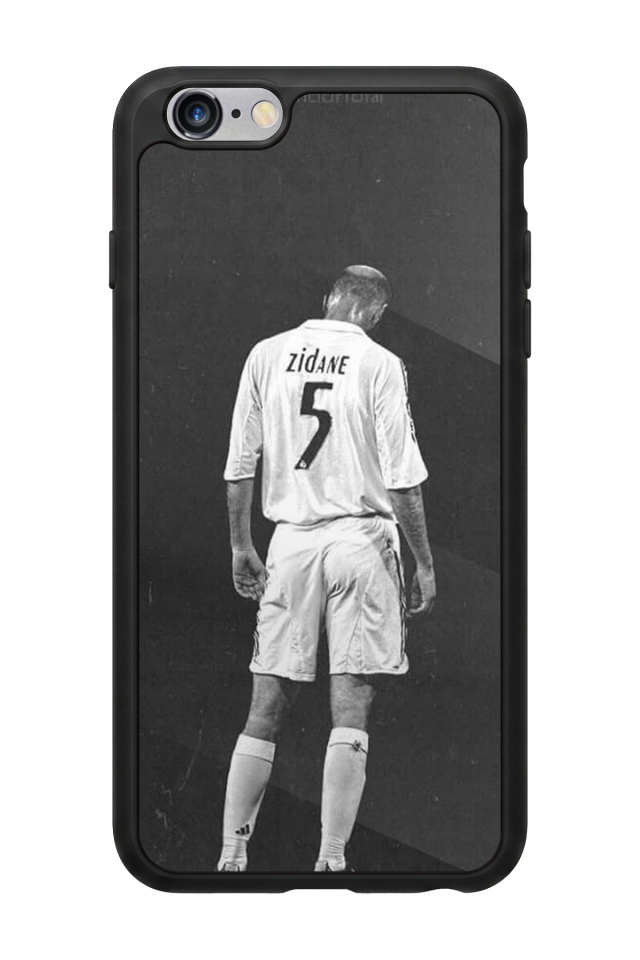 iPhone 6 Plus Uyumlu Zidane Tasarımlı Glossy Premium Kılıf