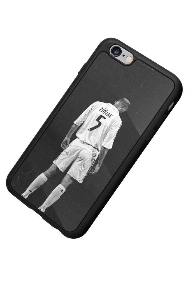 iPhone 6 Plus Uyumlu Zidane Tasarımlı Glossy Premium Kılıf