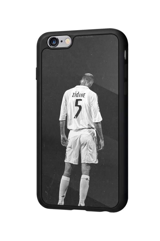 iPhone 6 Plus Uyumlu Zidane Tasarımlı Glossy Premium Kılıf