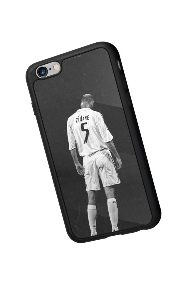 iPhone 6 Plus Uyumlu Zidane Tasarımlı Glossy Premium Kılıf