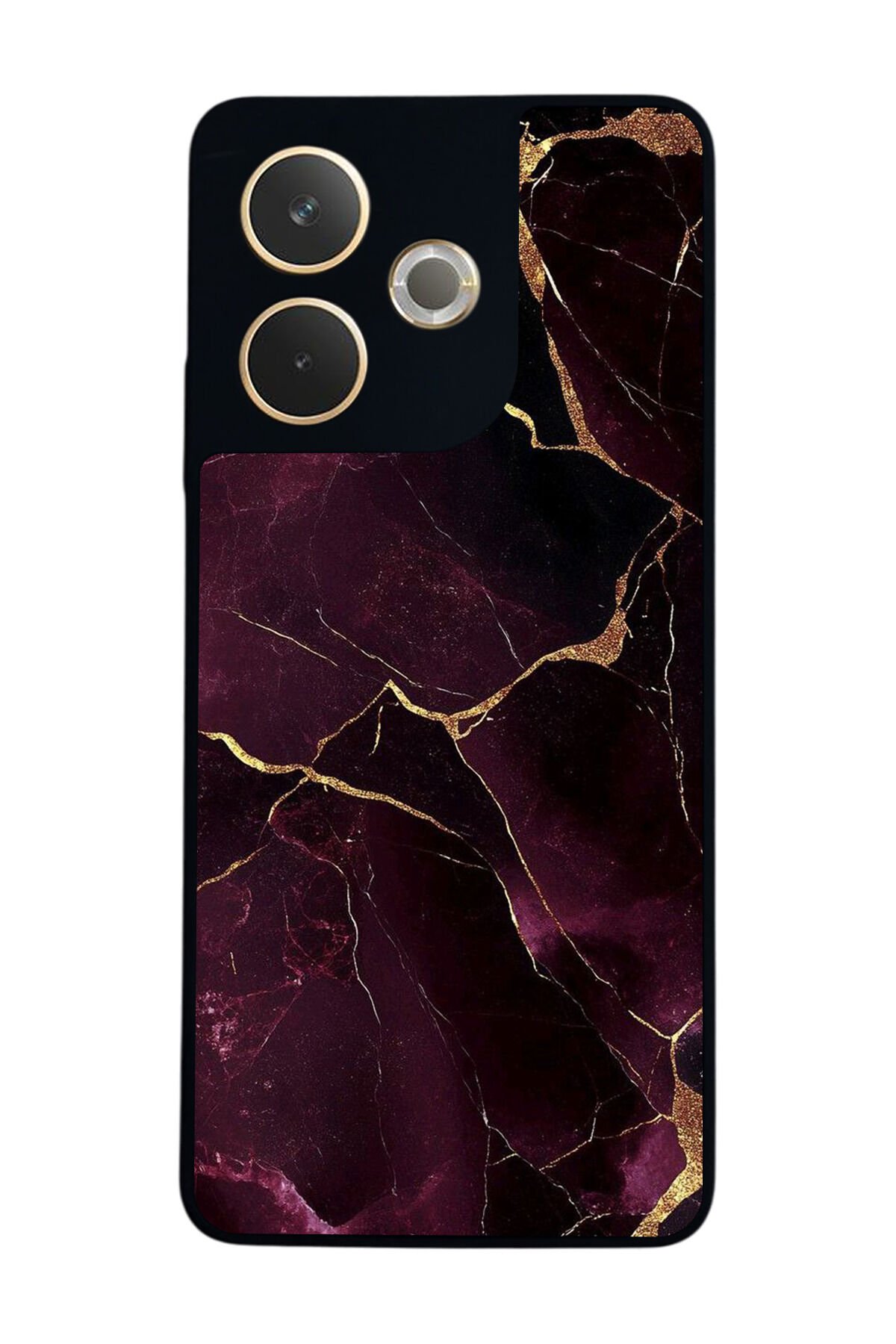 Oppo A5 Pro Uyumlu Mermer Marble Tasarımlı Glossy Premium Kılıf