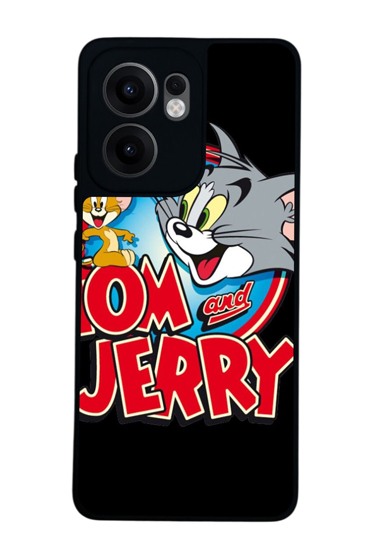 Oppo Reno 13F Uyumlu Tom And Jerry Tasarımlı Glossy Premium Kılıf