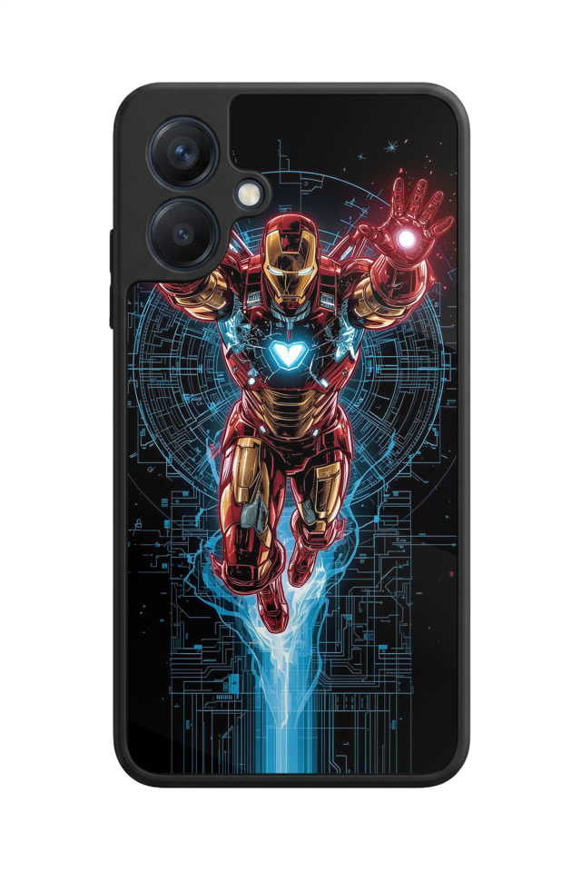 Samsung Galaxy A07 Uyumlu Iron Man ( Demir Adam ) Tasarımlı Glossy Premium Kılıf