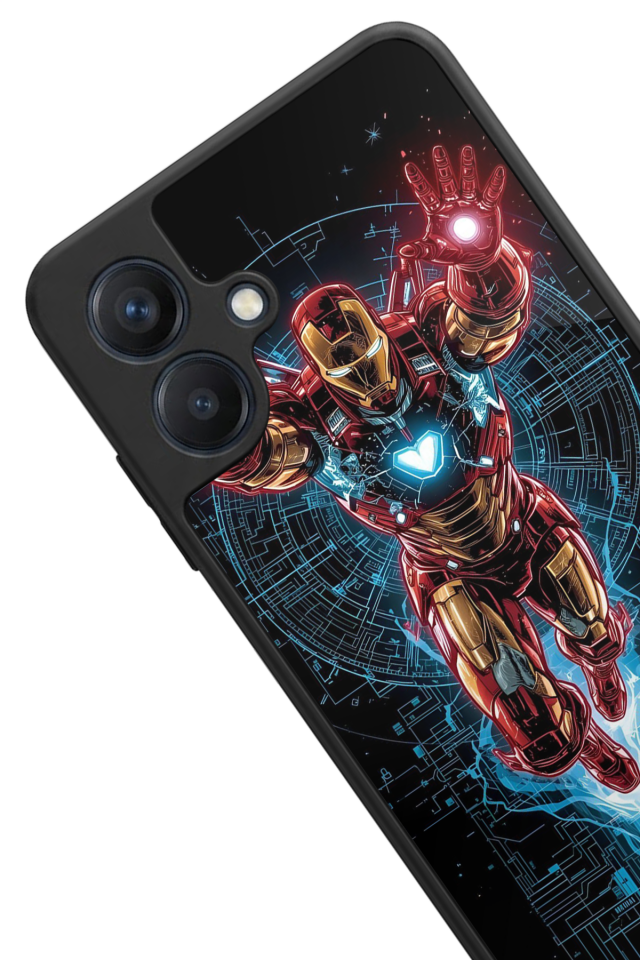Samsung Galaxy A07 Uyumlu Iron Man ( Demir Adam ) Tasarımlı Glossy Premium Kılıf