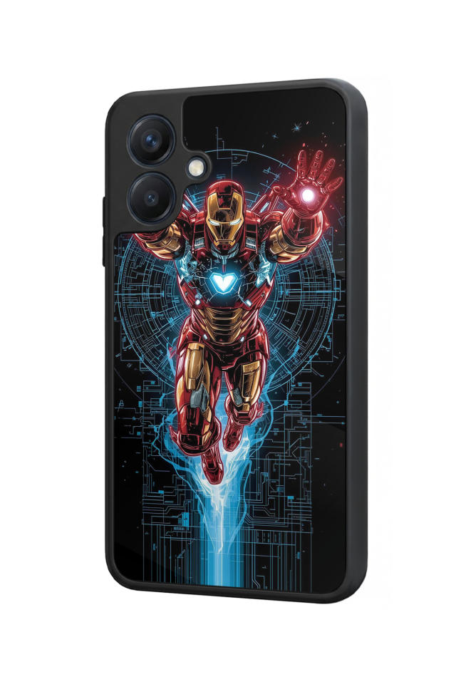 Samsung Galaxy A07 Uyumlu Iron Man ( Demir Adam ) Tasarımlı Glossy Premium Kılıf