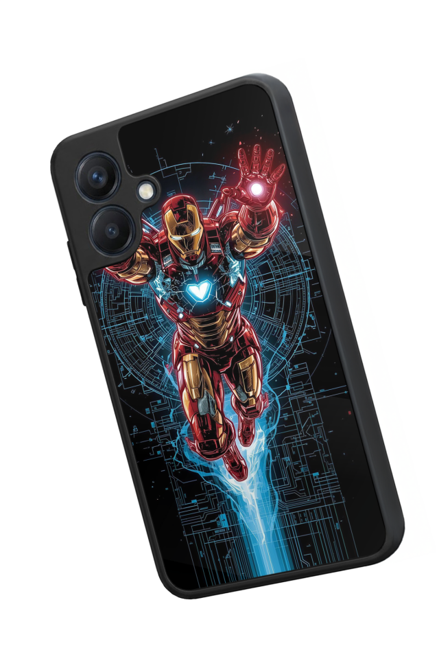 Samsung Galaxy A07 Uyumlu Iron Man ( Demir Adam ) Tasarımlı Glossy Premium Kılıf