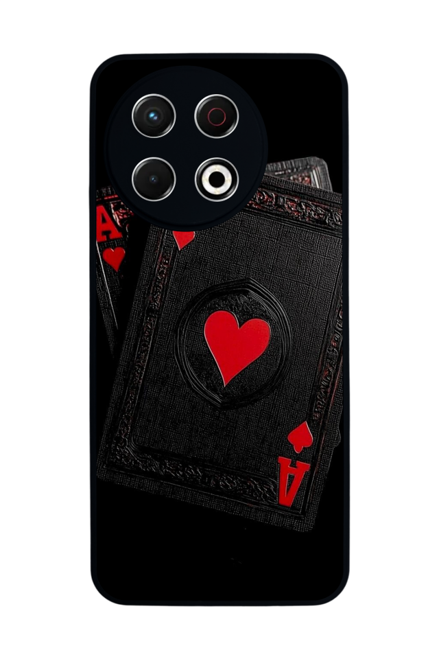 Tecno Spark 30 Pro Uyumlu Kart Tasarımlı Glossy Premium Kılıf