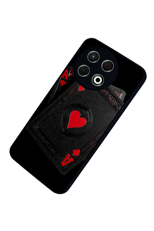 Tecno Spark 30 Pro Uyumlu Kart Tasarımlı Glossy Premium Kılıf