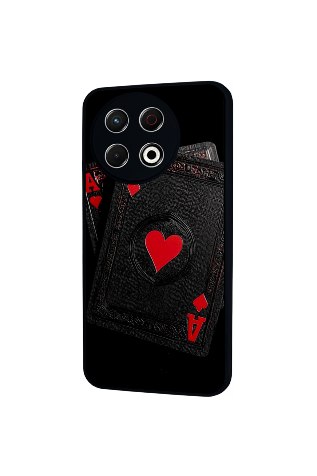 Tecno Spark 30 Pro Uyumlu Kart Tasarımlı Glossy Premium Kılıf