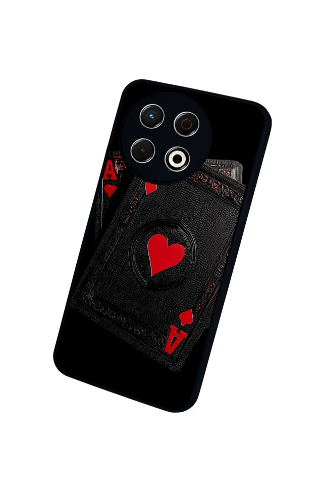 Tecno Spark 30 Pro Uyumlu Kart Tasarımlı Glossy Premium Kılıf