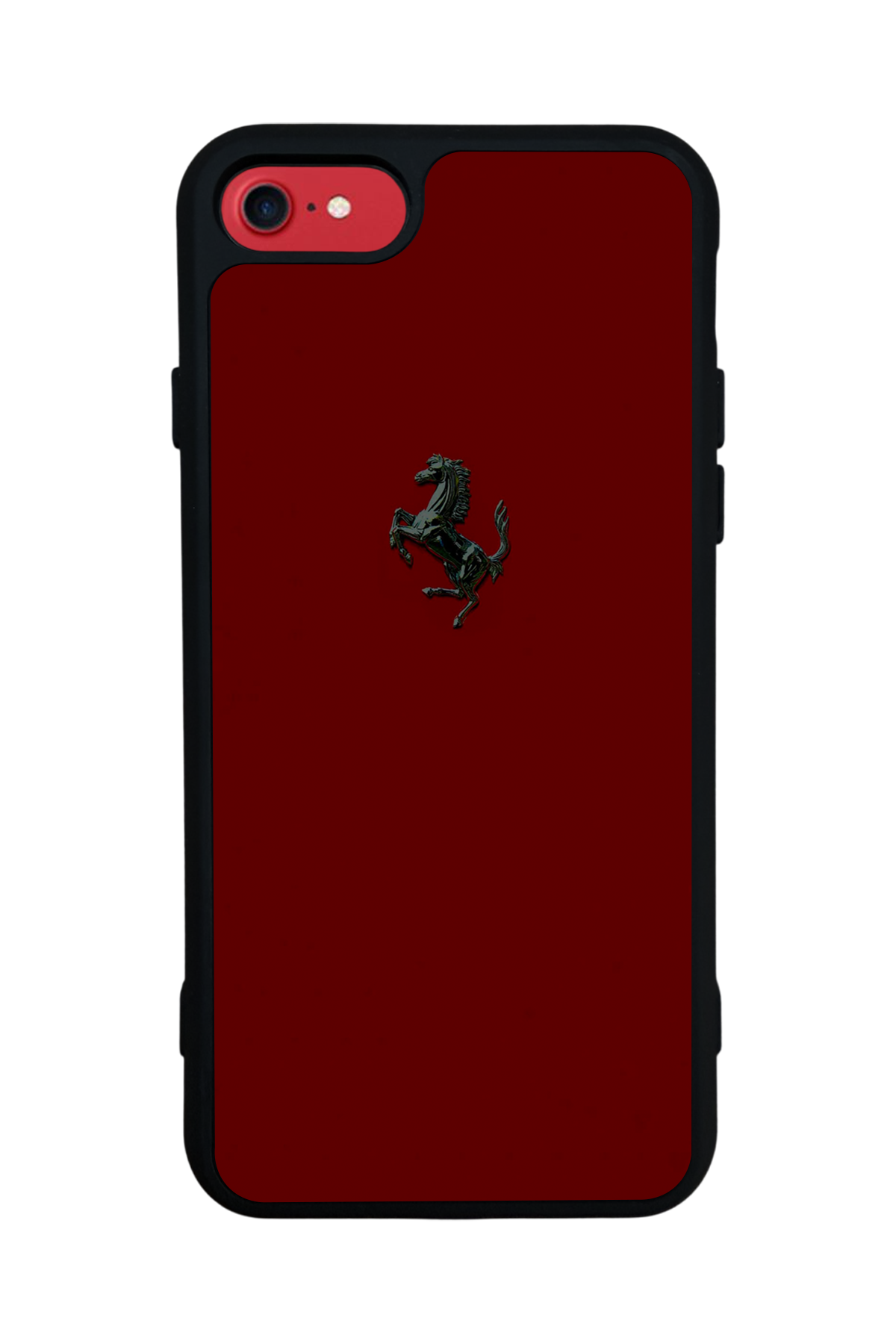 iPhone 8 Uyumlu Kirmizi Tasarımlı Glossy Premium Kılıf
