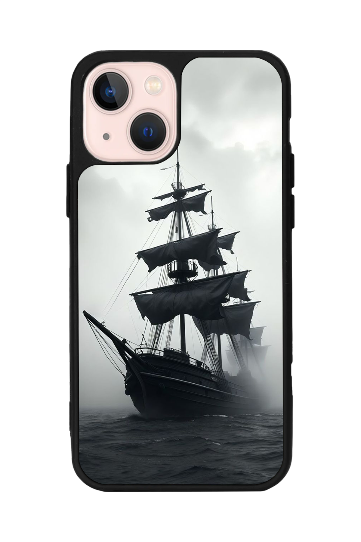 iPhone 13 Mini Uyumlu Korsan Tasarımlı Glossy Premium Kılıf