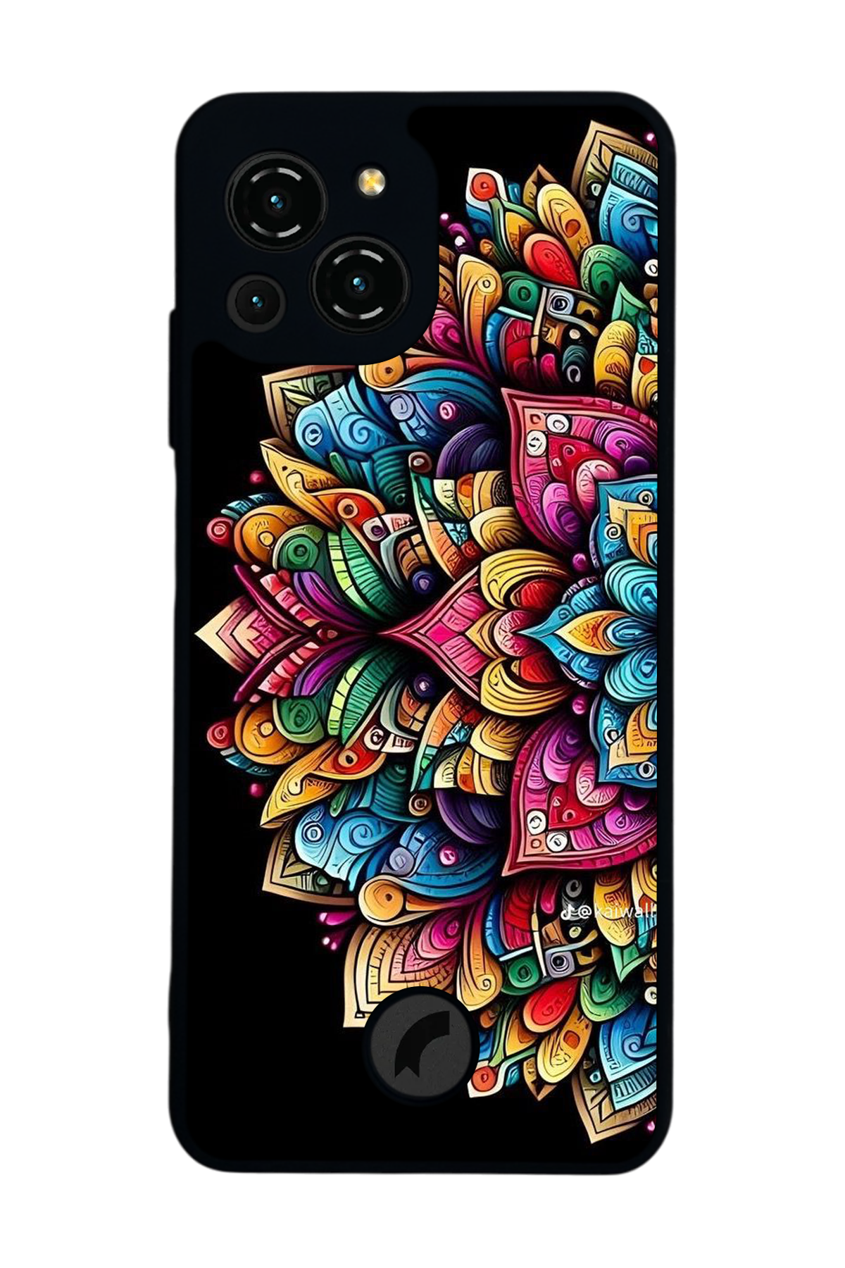 Reeder S23 Pro Max Uyumlu Mandala Tasarımlı Glossy Premium Kılıf