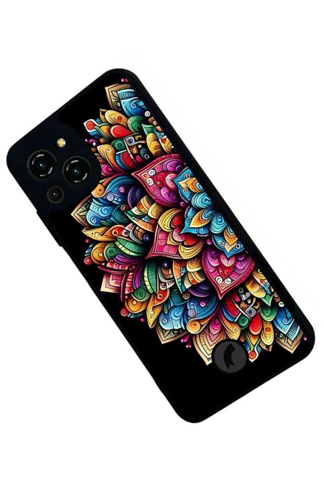 Reeder S23 Pro Max Uyumlu Mandala Tasarımlı Glossy Premium Kılıf