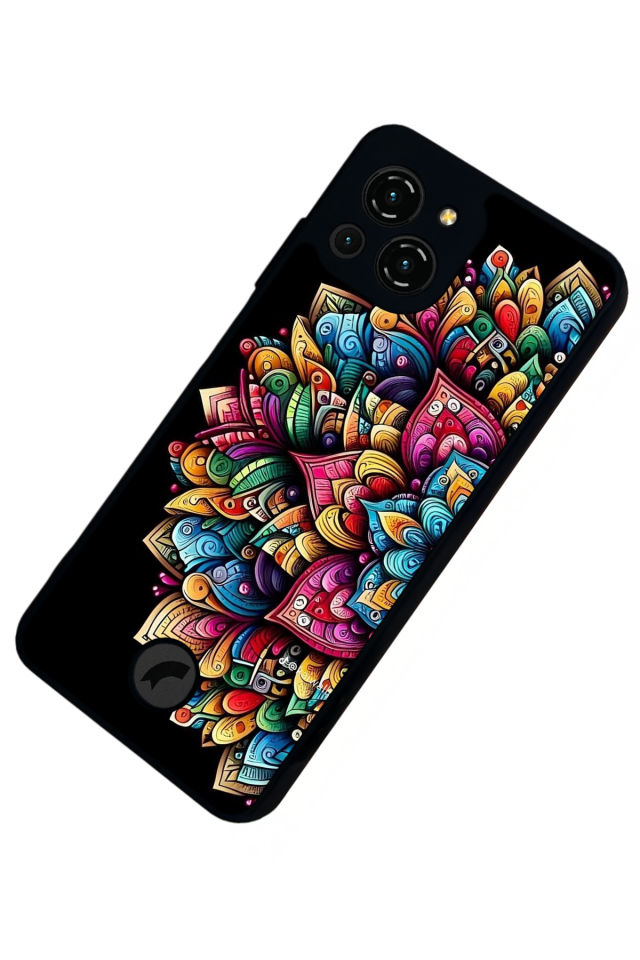 Reeder S23 Pro Max Uyumlu Mandala Tasarımlı Glossy Premium Kılıf