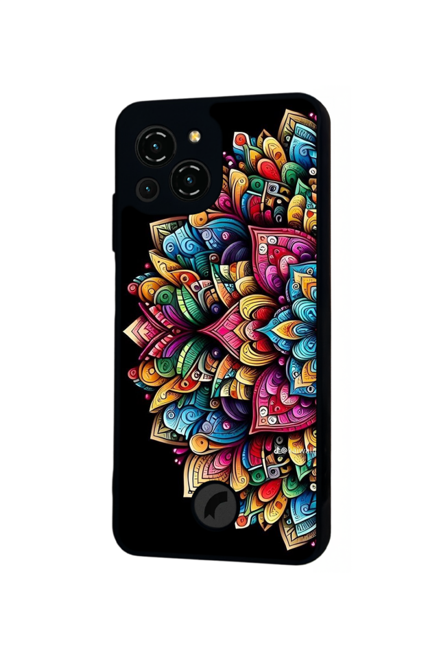 Reeder S23 Pro Max Uyumlu Mandala Tasarımlı Glossy Premium Kılıf