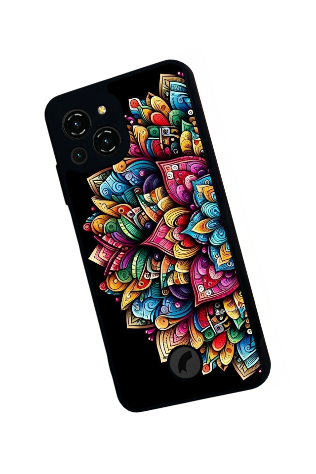 Reeder S23 Pro Max Uyumlu Mandala Tasarımlı Glossy Premium Kılıf