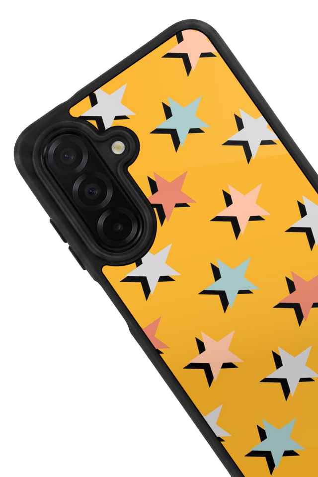 Samsung Galaxy A56 Uyumlu Retro Yildizlar Tasarımlı Glossy Premium Kılıf