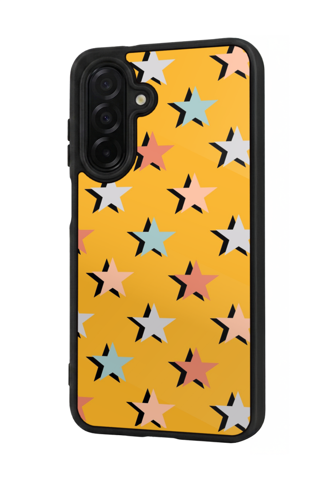 Samsung Galaxy A56 Uyumlu Retro Yildizlar Tasarımlı Glossy Premium Kılıf