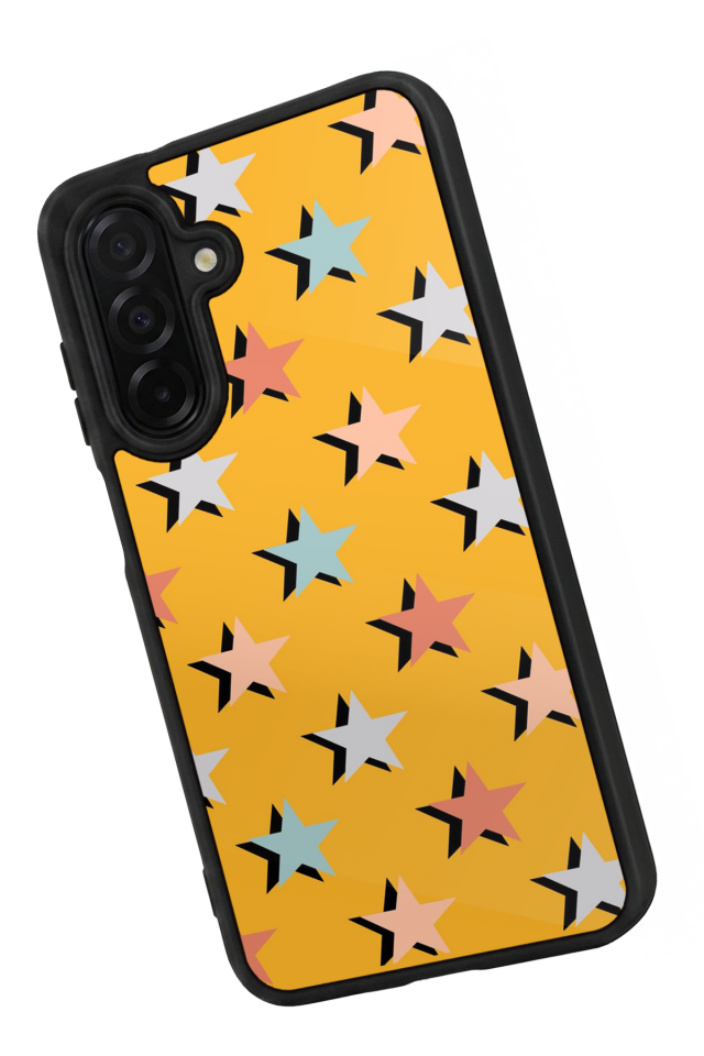 Samsung Galaxy A56 Uyumlu Retro Yildizlar Tasarımlı Glossy Premium Kılıf