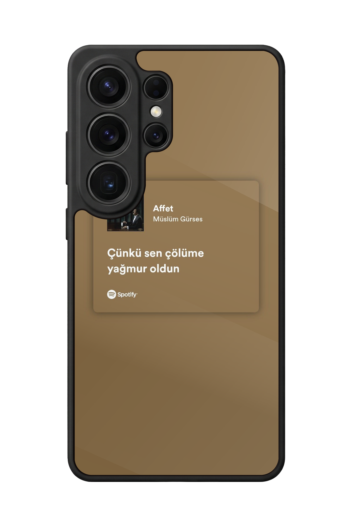 Samsung Galaxy S26 Ultra Uyumlu Sarki Sozleri Tasarımlı Glossy Premium Kılıf
