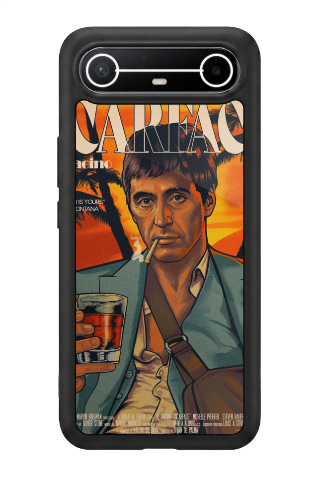 Tecno Spark Slim 5G Uyumlu Scarface Tasarımlı Glossy Premium Kılıf