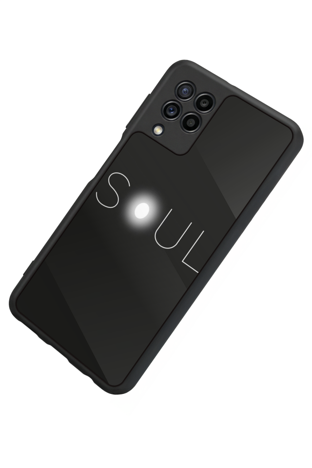 Samsung Galaxy M22 Uyumlu SOUL Tasarımlı Glossy Premium Kılıf