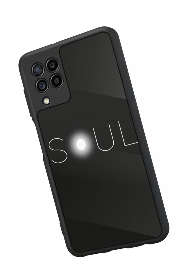 Samsung Galaxy M22 Uyumlu SOUL Tasarımlı Glossy Premium Kılıf