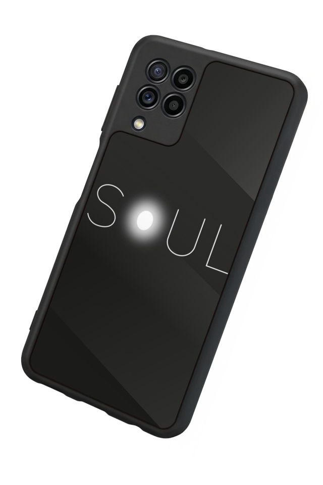Samsung Galaxy M22 Uyumlu SOUL Tasarımlı Glossy Premium Kılıf