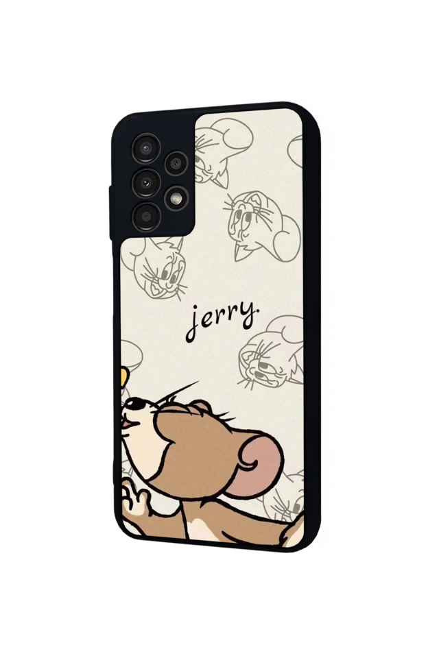 Samsung Galaxy A13 Uyumlu Tom And Jerry Tasarımlı Glossy Premium Kılıf