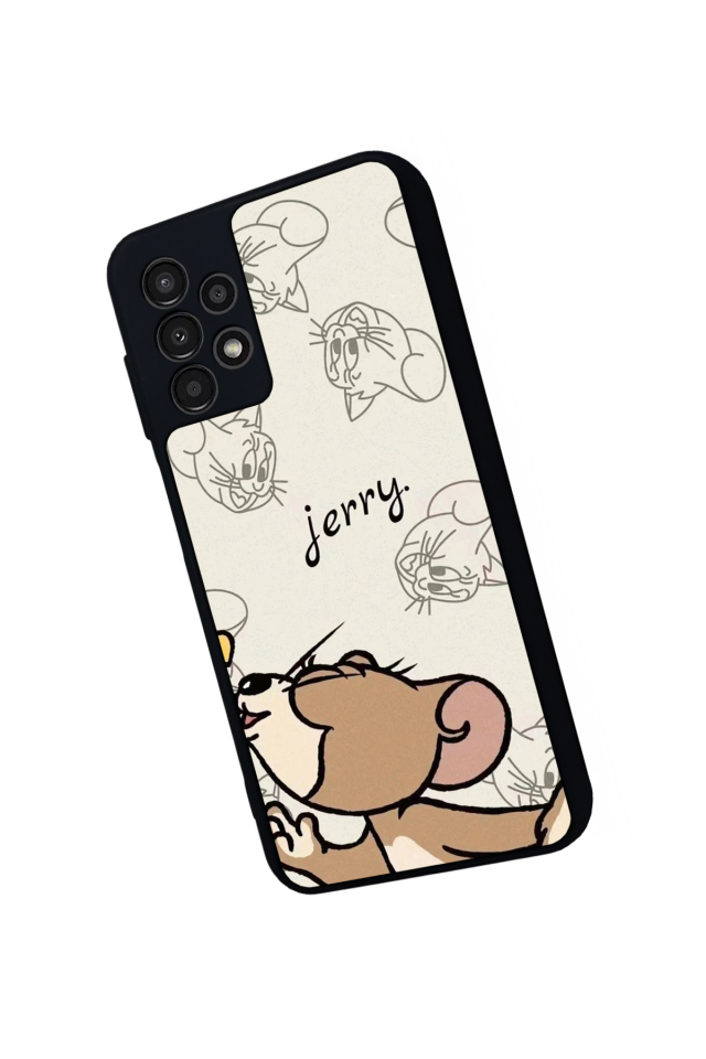 Samsung Galaxy A13 Uyumlu Tom And Jerry Tasarımlı Glossy Premium Kılıf