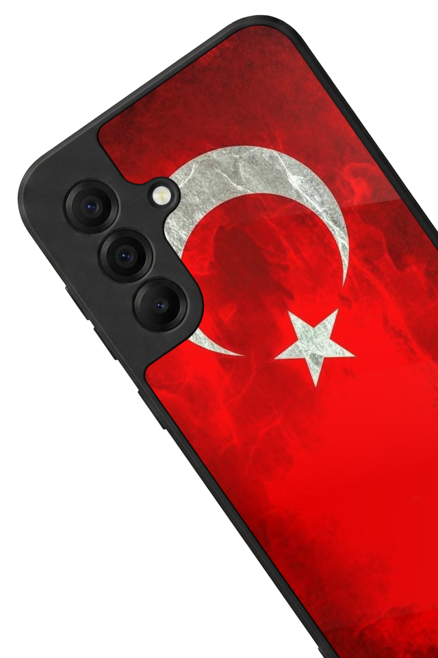 Samsung Galaxy A17 Uyumlu Türk Bayragi Tasarımlı Glossy Premium Kılıf