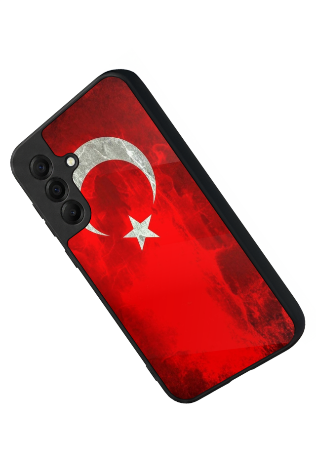 Samsung Galaxy A17 Uyumlu Türk Bayragi Tasarımlı Glossy Premium Kılıf