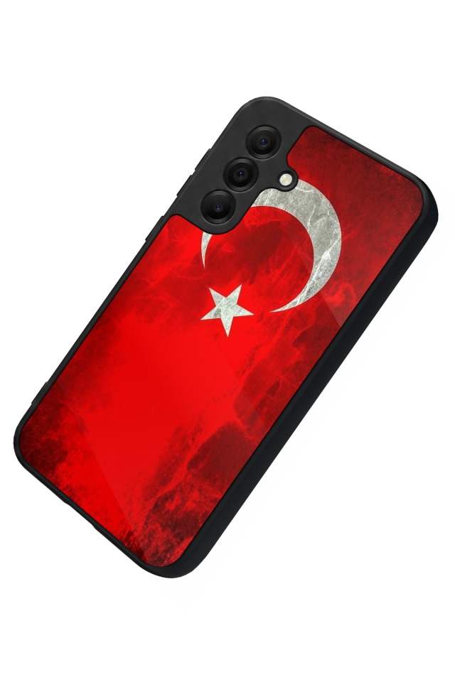 Samsung Galaxy A17 Uyumlu Türk Bayragi Tasarımlı Glossy Premium Kılıf