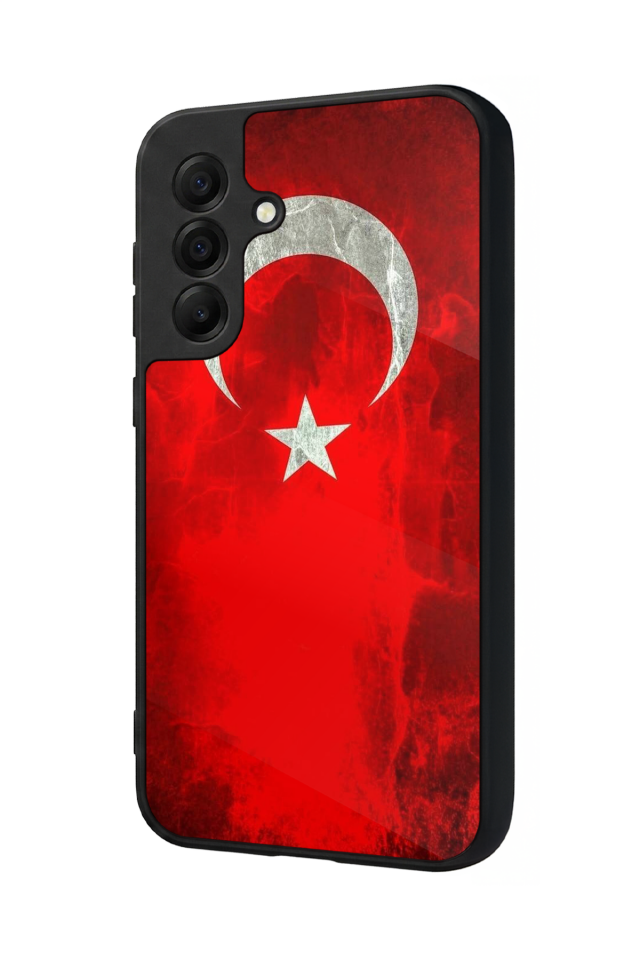 Samsung Galaxy A17 Uyumlu Türk Bayragi Tasarımlı Glossy Premium Kılıf