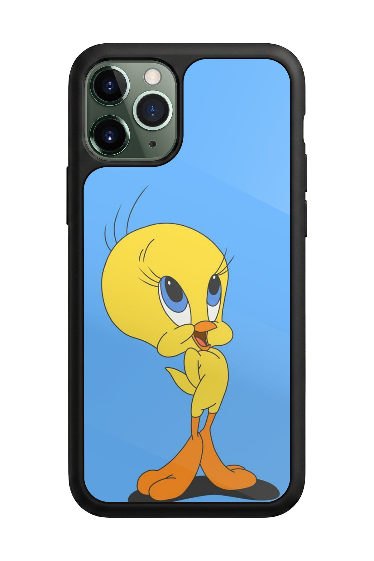 iPhone 11 Pro Max Uyumlu Tweety Tasarımlı Glossy Premium Kılıf