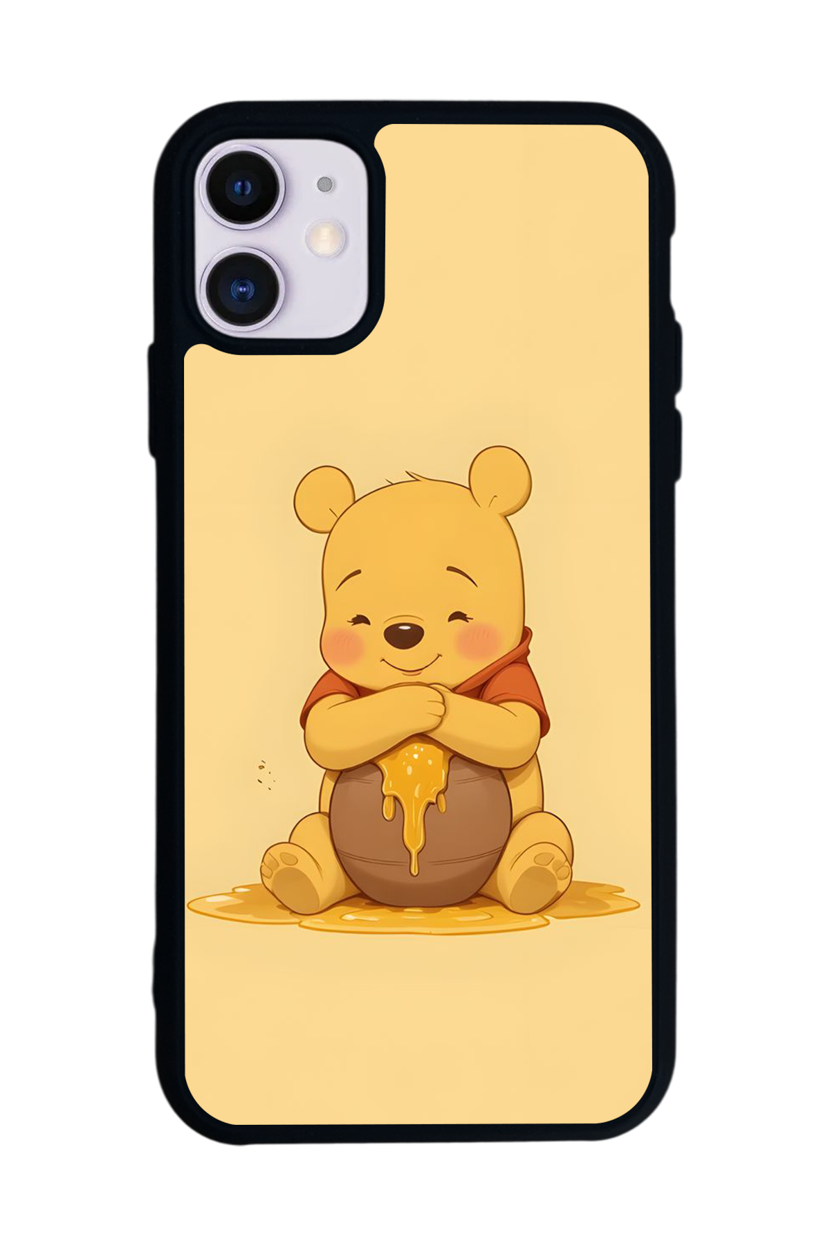 iPhone 11 Uyumlu Winnie Tasarımlı Glossy Premium Kılıf