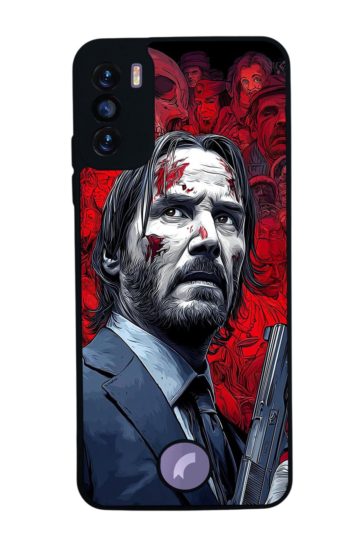 Reeder S19 Max Pro S Uyumlu JohnWick Tasarımlı Glossy Premium Kılıf