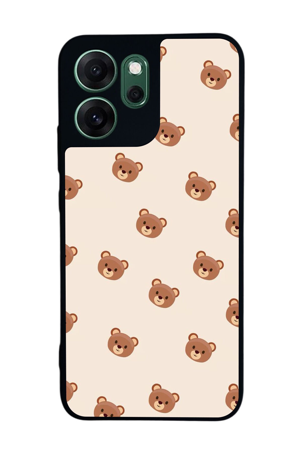 Oppo Reno 14F Uyumlu Ayı Tasarımlı Glossy Premium Kılıf