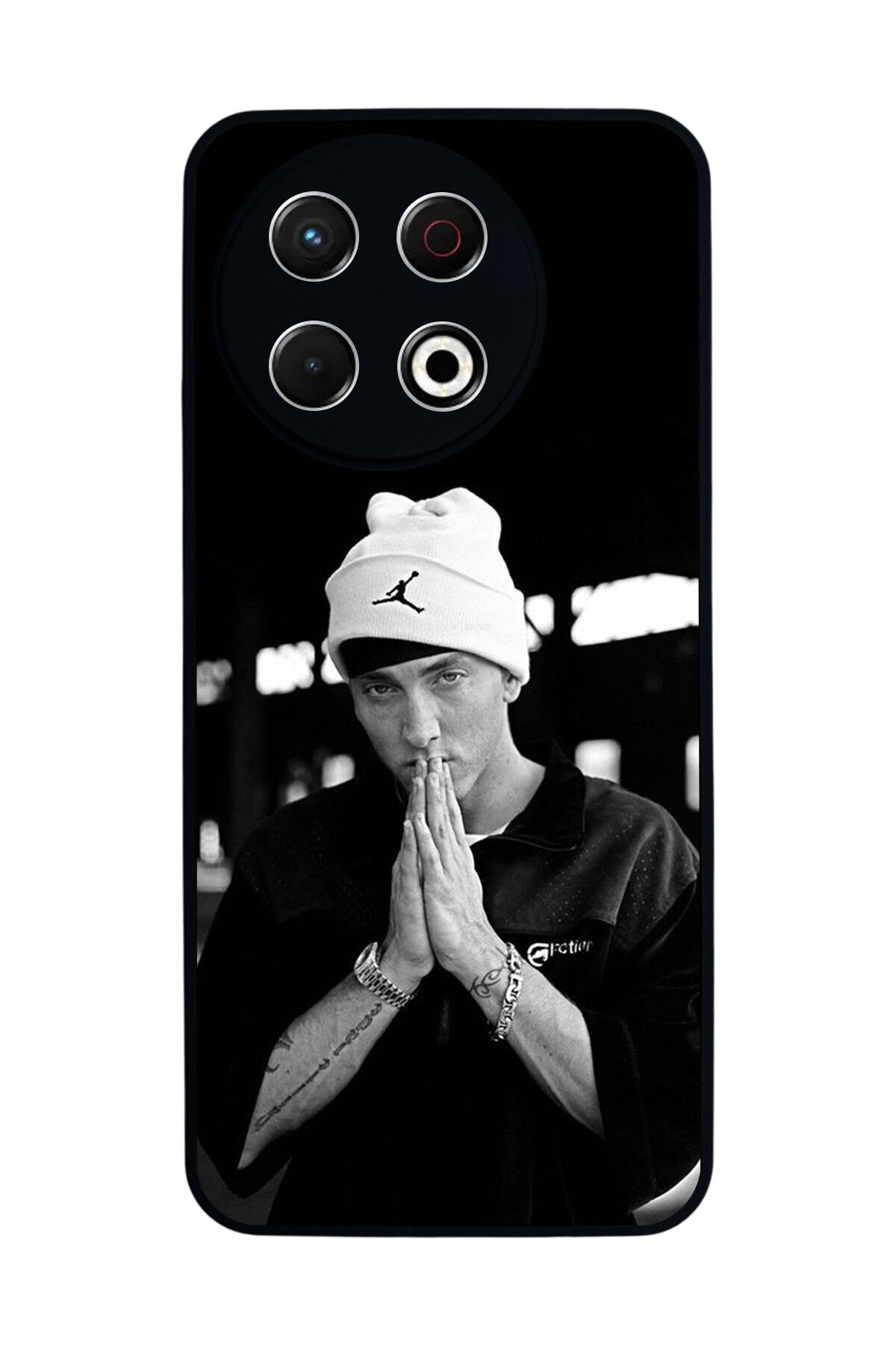 Tecno Spark 30 Pro Uyumlu Eminem Tasarımlı Glossy Premium Kılıf