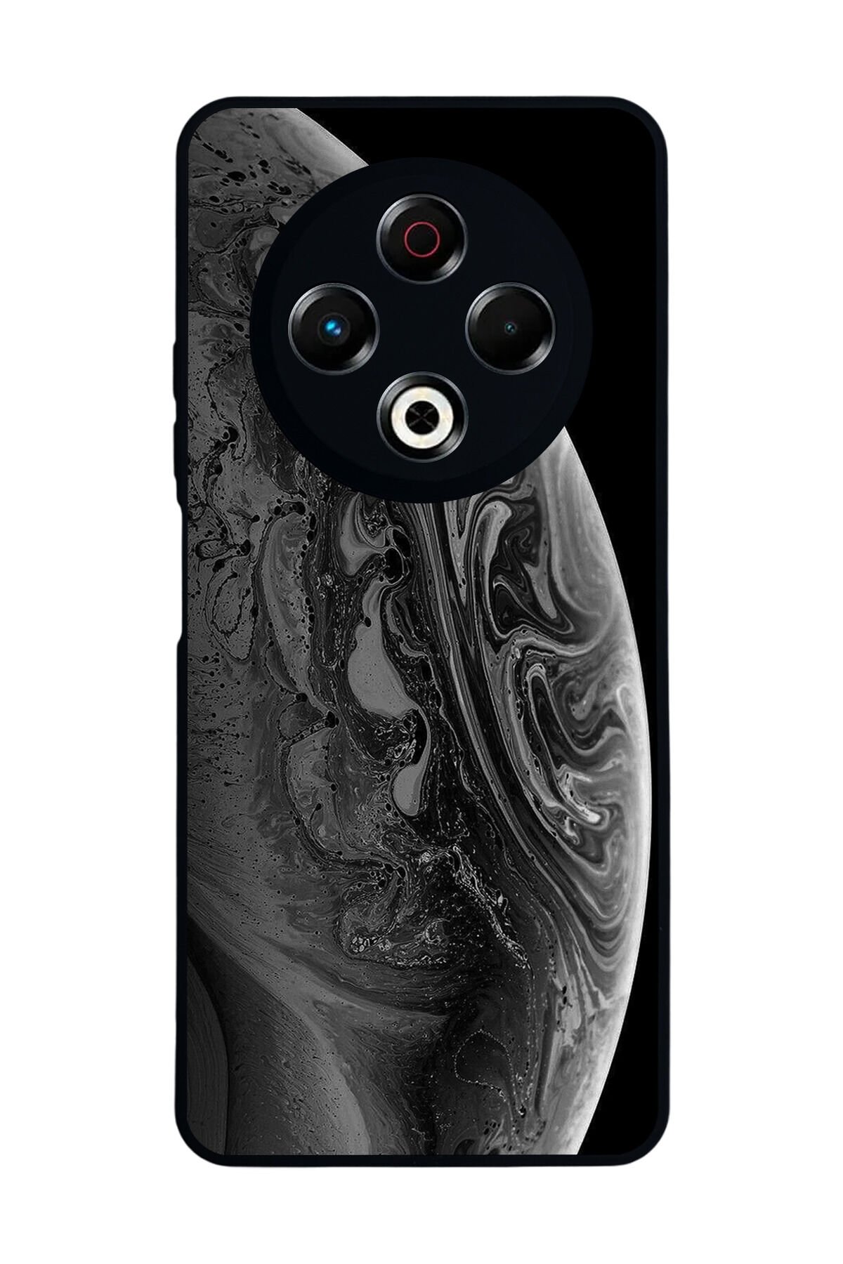 Tecno Spark 30 Uyumlu Ay Tasarımlı Glossy Premium Kılıf