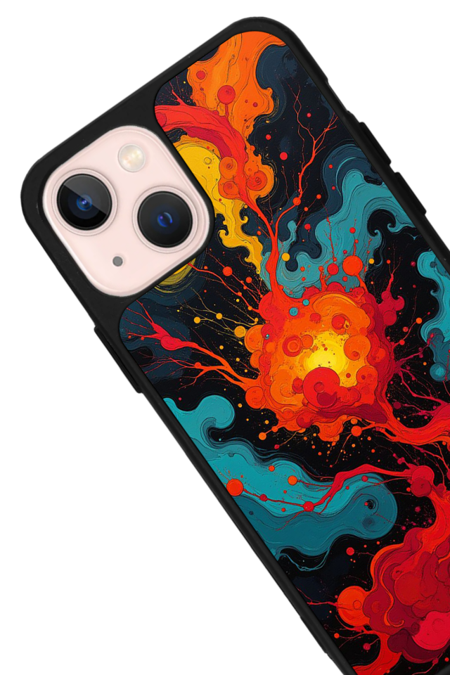 iPhone 15 Uyumlu Abstract Tasarımlı Glossy Premium Kılıf