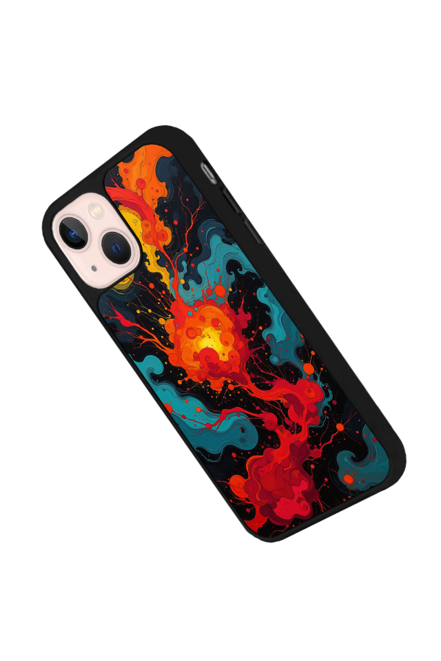 iPhone 15 Uyumlu Abstract Tasarımlı Glossy Premium Kılıf