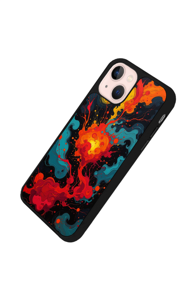 iPhone 15 Uyumlu Abstract Tasarımlı Glossy Premium Kılıf