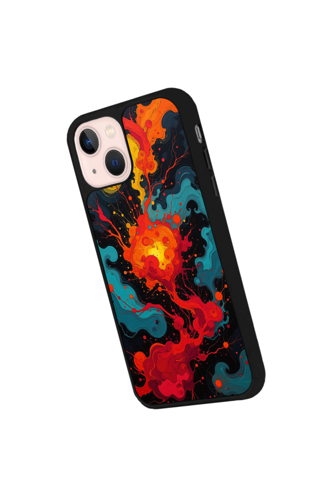 iPhone 15 Uyumlu Abstract Tasarımlı Glossy Premium Kılıf